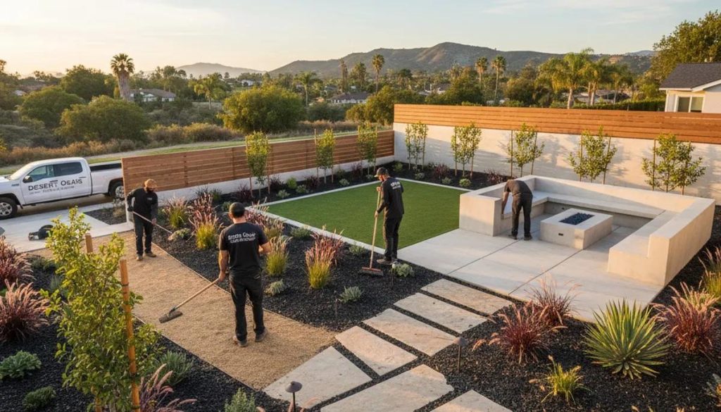 complete yard remodel La Mesa